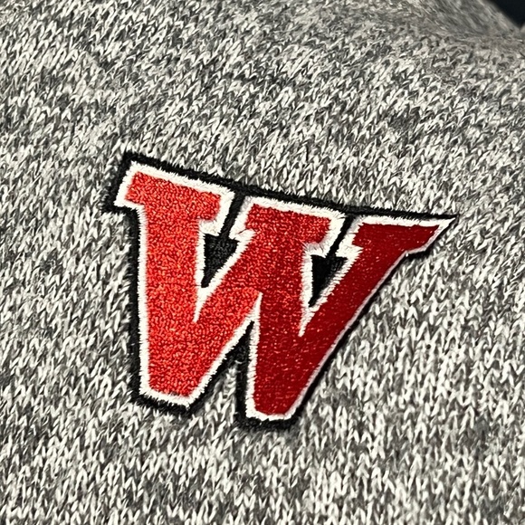 Patagonia Gray Better Sweater 1/4 Zip Up Fleece Jacket School Logo Womens - Picture 4 of 7